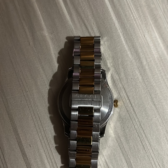 Gucci 100% Authentic watch Swiss made cobra snake face 18kt yellow gold - Picture 2 of 8